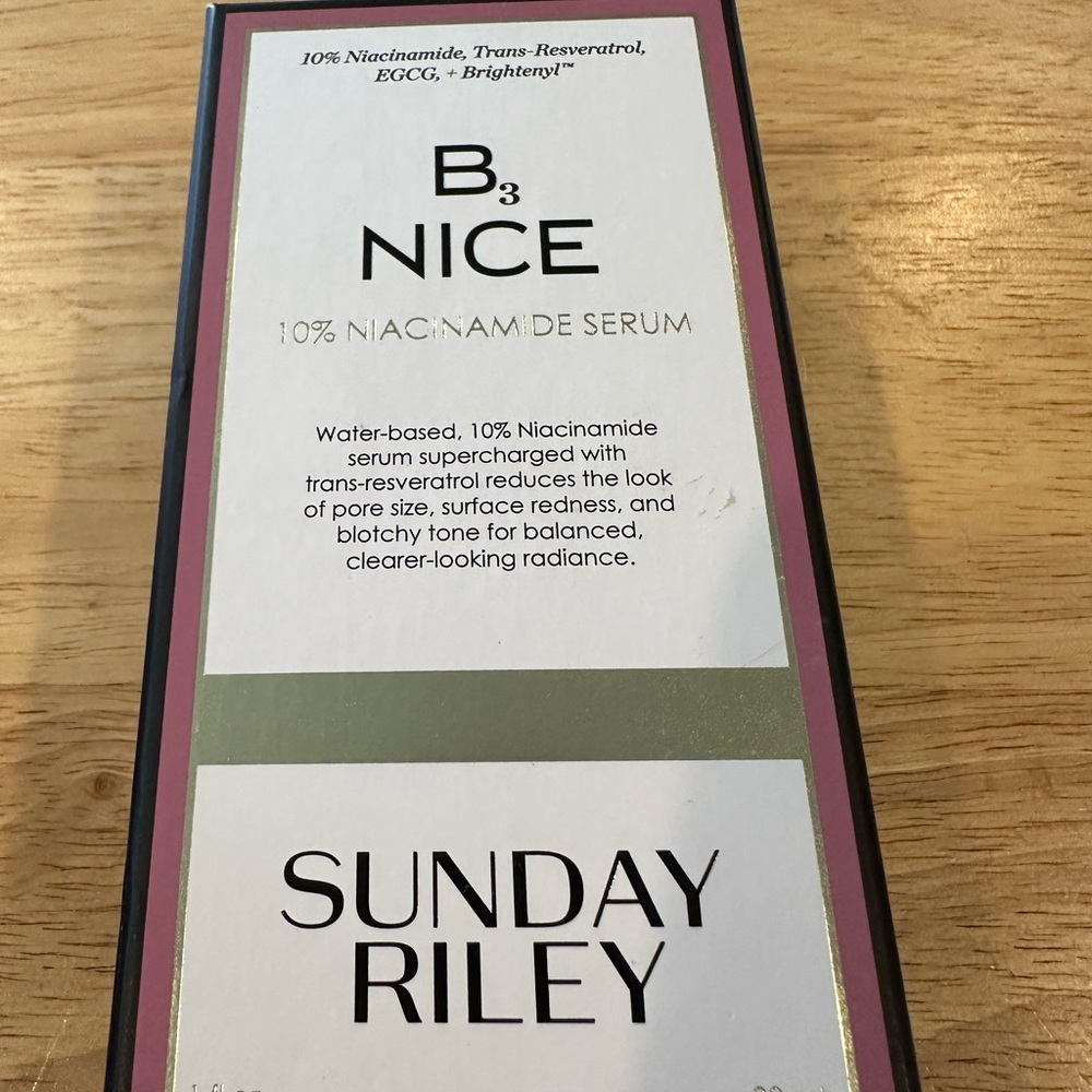 Brand new Sunday Riley!